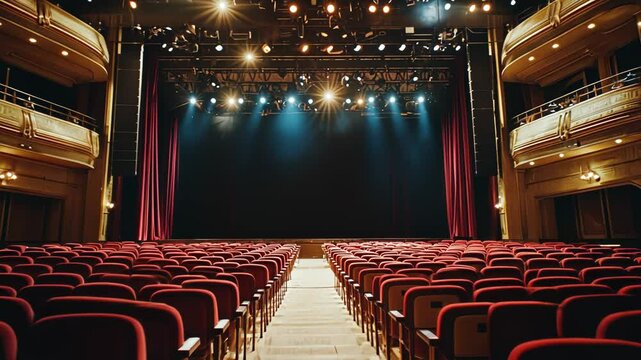 empty cinema auditorium