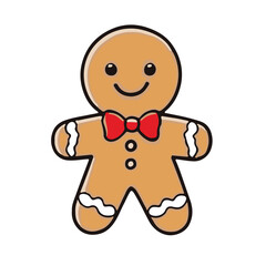 Gingerbread man, gingerbread cookie clipart