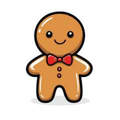 Gingerbread man, gingerbread cookie clipart