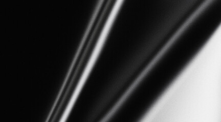 Black and White Gradient with Grainy Texture and Blurred Lines