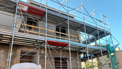 Lavori in corso nel cantiere edile - costruire