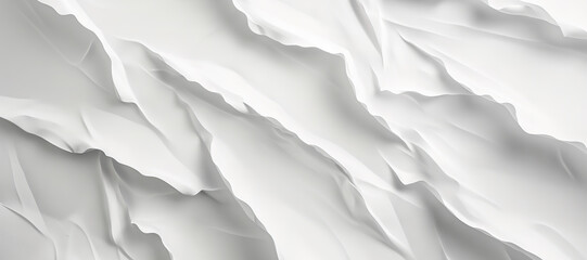 Obraz premium white paper texture wave background 5