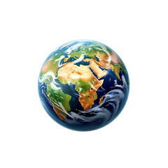 Earth Globe Illustration