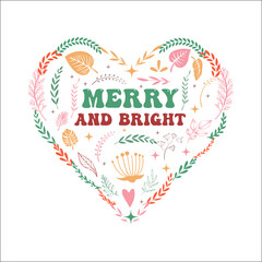 Merry Christmas Svg Design