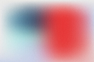 Abstract grainy textured gradient background with soft blue and red tones