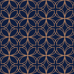Vector abstract oriental pattern. Line with Arabic ornaments. Patterns, backgrounds and wallpapers for your design. Textile ornament. Vector illustration.