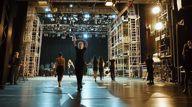 people dancing on stage