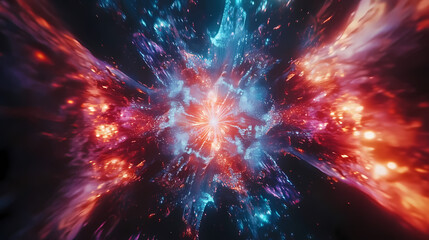 Psychedelic sacred geometry infinite kaleidoscope visualization. Kaleidoscope. Illustration