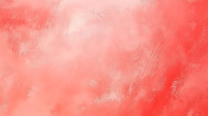 Fototapeta premium Bright coral background with a smooth pastel texture