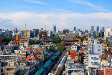 Fototapeta premium 東京都台東区 浅草の眺望