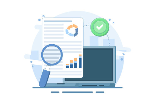 recommend clip art: Performance data analysis concept, investment report, marketing study, audition service, Statistical and analytical concept, business performance report, marketing research service. flat vector.