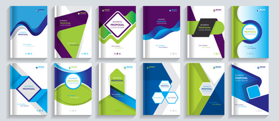 Corporate Business Proposal cover Design template Concepts