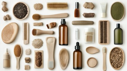 Diverse collection of hair brushes for all types, achieve professional styling results with ease