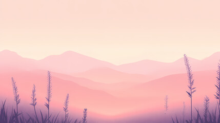 A soft pastel gradient transitioning from peach to soft lavender, creating a calm and inviting wallpaper with smooth transitions. Pastel. Illustration