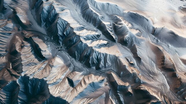 Glaciers moving inch inch over barren landscape bcdfdad acd dfd generated illustration