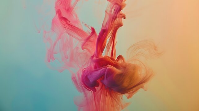 Swirling colors merging slow motion against min eca abde efdda generated illustration