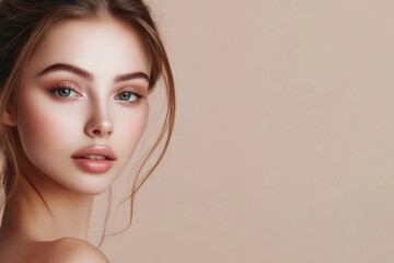 Naklejka premium Pampering Rejuvenation Session at Professional Beauty Salon for Nourished Skin and Radiant Glow