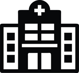 Obraz premium Hospital icon