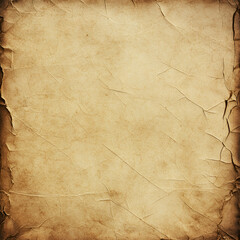 Obraz premium Old paper texture. Old yellowed paper with cracks and dents. Texture of rough paper background.