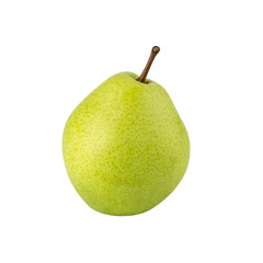Pear cutout, full depth of field.