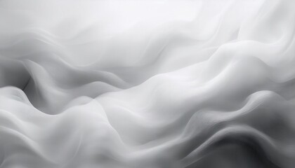 Obraz premium Abstract Flowing Gray Landscape with Smooth Wave Like Patterns and Delicate Textures. Perfect for Website Banners, Minimalist Backgrounds, or Elegant Branding Concepts