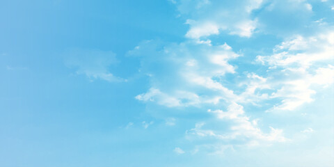 sunny sky blue light watercolor background. Aquarelle painting brush effect card paper textured canvas cloudy smoke space for text, entertaining card, template. aquamarine color graphics illustration