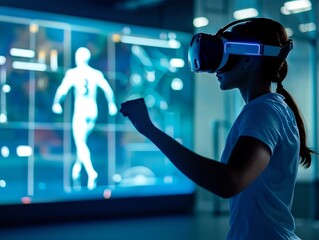 Virtual Reality Sports Science Classroom Analyzing Athlete Biomechanics in 3D Simulations