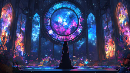 Fototapeta premium Beautiful and Artistic Anime Manga Image for Inspiration