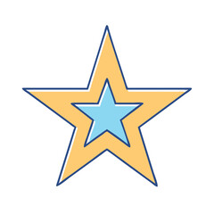 golden star icon vector art,  flat illustration golden star icon icon