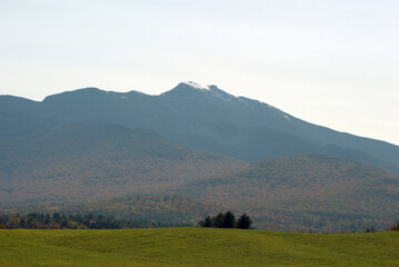First snow on Mt. Mansfield in Vermont
