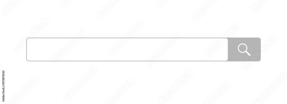 Poster Web browser, internet browser search engine. Search bar for ui ux design and web site. Search address and navigation bar icon. Collection of search form templates for websites