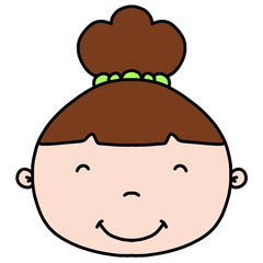 Fototapeta premium cute girl