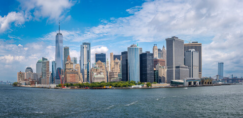 Manhattan skyline panorama