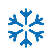 snowflake icon. Snow sign. Snowflake template, winter. Winter icon. Snowflake collection. solid design style. vector design template