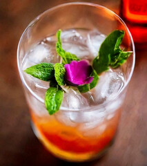 a colourful cocktail