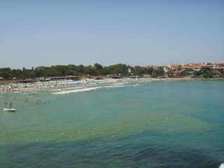 Fototapeta premium <Digimax i50 MBulgaria, vacation, hotel, sea, hotel, houses, sailboat, yacht, rocksP3, Samsung #1 MP3>