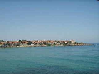 Fototapeta premium <Digimax i50 MBulgaria, vacation, hotel, sea, hotel, houses, sailboat, yacht, rocksP3, Samsung #1 MP3>