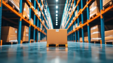 Logistics system using realtime big data analysis to optimize warehouse layout and efficiency, logistics planning, datadriven warehouse optimization