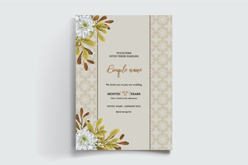 BRIDAL SHOWER FLORAL INVITATION TEMPLATE