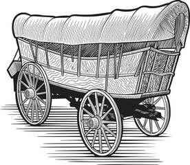 Antique Covered Wagon
