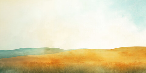 Obraz premium Tranquil abstract landscape with soft pastel colors and gentle hills