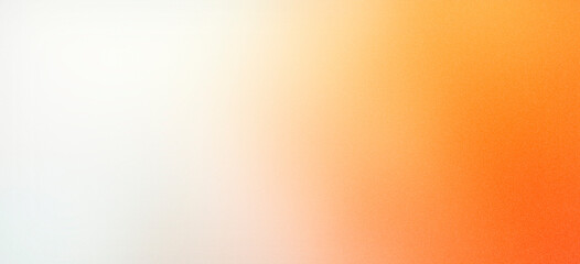Orange to white gradient background with a warm, soft glow, ideal for modern web design, banners, or presentations. Subtle noise texture with a clean and open space for creative content