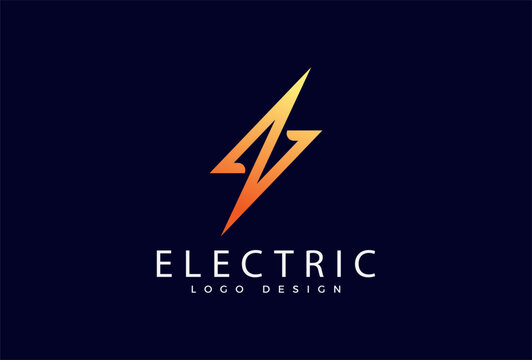 Electric Logo, tunder bolt design logo template, vector illustration