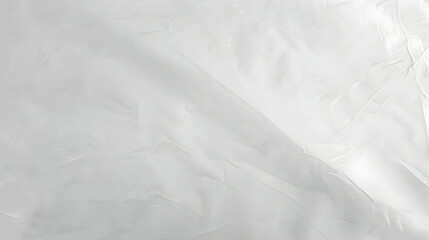 Abstract Wrinkled White Fabric Texture Background, Subtle Creases and Folds for a Simple and Minimalist Design