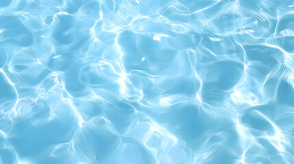 Abstract Blue Water Ripples Background Texture - Light Reflecting on Surface