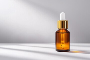 Naklejka premium serum cosmetic luxury bottle