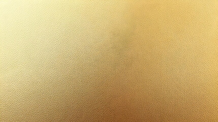 Abstract Golden Leather Texture Background - A Close-Up View of a Smooth, Shiny Golden Leather Surface with a Subtle Gradient, Perfect for Design Projects and Presentations.