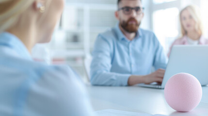 Obraz premium Business team with laptops