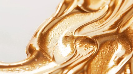 Abstract Gold Paint Texture Background