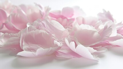 Fototapeta premium Delicate Pink Petals: A Close-Up Floral Texture